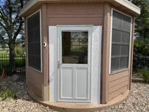 Wood Rot Repair and Storm Door Installation in Sioux Falls
