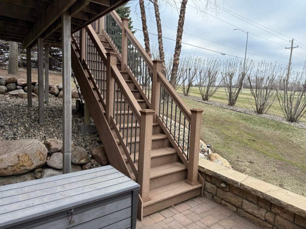 Deck Stair Rebuild in Sioux Falls