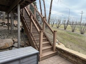 Deck Stair Rebuild in Sioux Falls